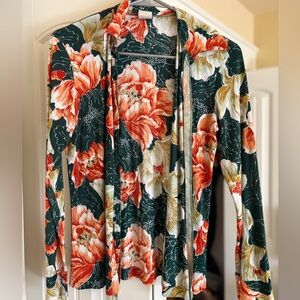 Vintage Floral Long Sleeve Shirt